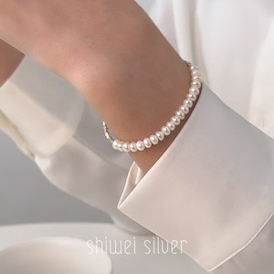 Collier en argent Wenchi S925, camélia français, femmes, petite série fraîche de la forêt, chaîne claviculaire, bijoux de corps synthétiques à la mode - Product Image 3