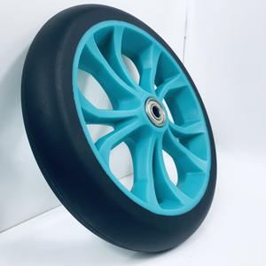 पु रेसिंग कार्बन स्पीड प्लास्टिक इनलाइन स्केट व्हील 179 मिमी दोहरी कठोरता 45-50 किलोग्राम भार क्षमता - Product Image 5