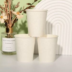 Gobelets à café en papier biodégradables pour boissons chaudes et froides, compostables, à paroi simple ou double, vente en gros - Product Image 1