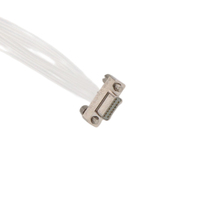 Connettore D-Sub Micro-D Longli J63A Maschio/Femmina Dritto/Angolare a Crimpare, 4/7/8 Pin, Montaggio PCB Industriale