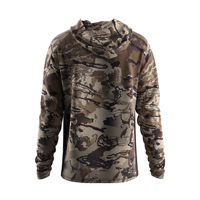 Chemise de chasse tactique pour homme, légère, anti-UV, séchage rapide, à capuche, pour temps chaud, camouflage marron forêt