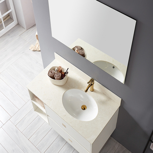 Nouveau design unique meuble-lavabo suspendu blanc en céramique pour salle de bain lavabo à <span class=keywords><strong>main</strong></span> armoire - Product Image 6