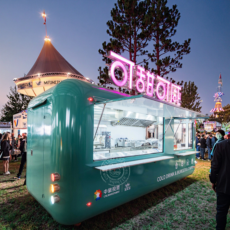 Food Trucks Mobile Street Food Kiosk