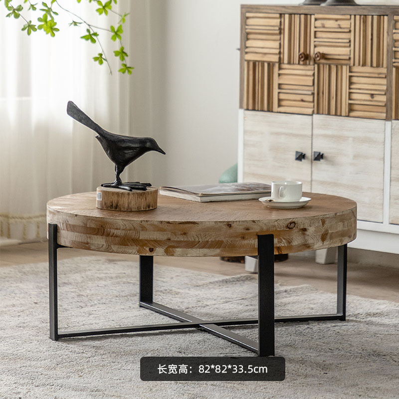 Table ronde pieds noirs - 1241L