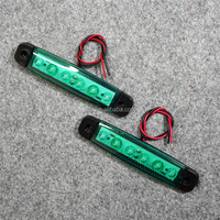 Accessoires automobiles étanche 6 LED 12-24V camion remorque côté lumière camion feu arrière signal de sécurité voyant d'avertissement