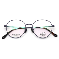 Lunettes coréennes vintage pour hommes et femmes, monture de lunettes rondes en titane pour myopie optique