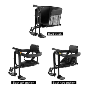 Asiento Delantero para Bicicleta, Silla de Seguridad Infantil con Pedales y Soporte para Bicicleta de Montaña o Carretera - Product Image 6
