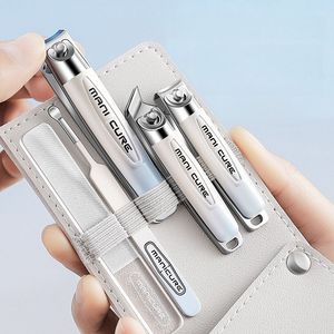 Kit de coupe-ongles portable en acier inoxydable, lime à ongles, cure-oreilles, outils de toilettage de voyage pour femmes et hommes - Product Image 2