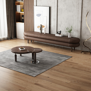 โต๊ะกลางไม้สไตล์โมเดิร์นสำหรับห้องนั่งเล่น ใช้เป็นโต๊ะน้ำชาและโต๊ะวางทีวี - Product Image 2