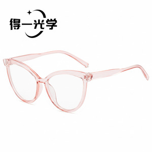 กรอบแว่นตาแบบ Cat Eye วัสดุ PC ป้องกันแสงสีฟ้า สำหรับทุกเพศ แบบเต็มกรอบ - Product Image 3