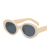 Mode Offre Spéciale Rétro Tendance Cat Eye Frame Lunettes de soleil Elliptique Anti Ultraviolet Lunettes de soleil