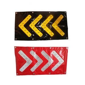 Ehance Camion Électronique Remorque Monté Lampe Noir Film Affichage Route Flèche Conseil PVC Clignotant Led Panneau de Signalisation - Product Image 2