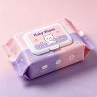 Lingettes humides pour bébé biodégradables, naturelles et organiques, marque OEM, hypoallergéniques, non parfumées, portables, respectueuses de la peau, échantillons gratuits