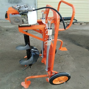 Perforadora de tierra a gasolina de 63cc con carro - Product Image 2