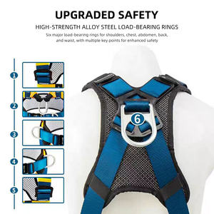 Harness Pengaman Lima Titik, Standar Nasional Baru untuk Tali Pengaman Kerja di Ketinggian, Pencegahan Jatuh - Product Image 3