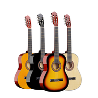 39-Inch Custom 6-String Travel Guitar Professional Durable Available Various Colors for Beginner Classical Music Instrument