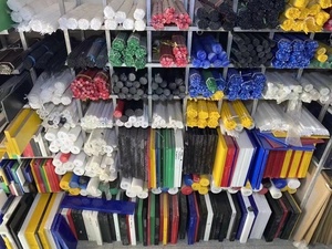 Пластиковый стержень из ацетального пластика (делиринга) белого/черного/синего/красного/желтого/зеленого цвета - Product Image 2