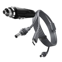 Cable de Carga para Auto Starlink Mini Gen3 3 en 1, Color Gris, de Fábrica D-sunty, USB-C a DC, Resistente al Agua, Longitud Personalizable Disponible