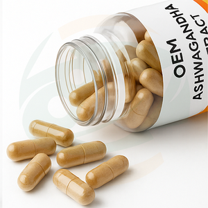 Hot verkopende, hoogwaardige slaapversterkende supplement Ashwagandha capsules voor supplement Ashwagandha wortelextract capsules - Product Image 2