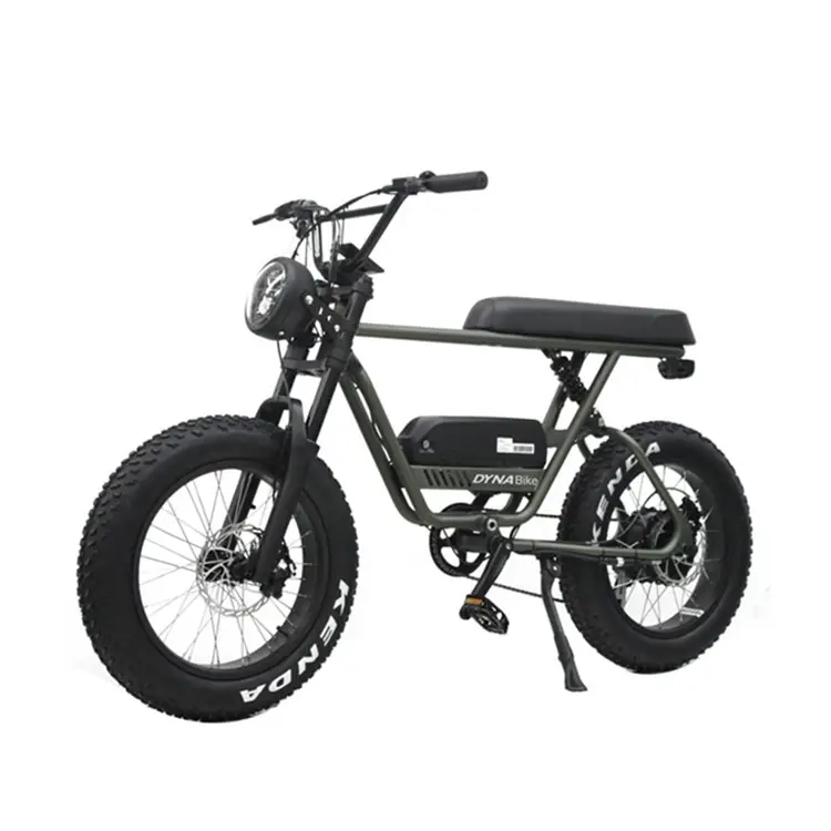 Sepeda Motor Listrik 48V 750W 1000W, Suspensi Penuh Ebike, Ban Sepeda Motor Elektrik