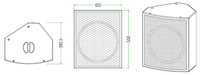 Sistema de PA I.EVOICE OEM/ODM, Altavoz Activo Amplificado de 15 Pulgadas y 900W con Imán de Neodimio y Audio de Alta Resolución