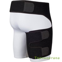 Attelle de hanche pour femmes et hommes dispositifs de soulagement de la douleur sciatique cuisse réglable à l'aine