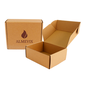 Cajas de Cartón Corrugado Reciclado <span class=keywords><strong>Idear</strong></span>, Pequeñas, Color Marrón, con Cierre Magnético, para Marcos de Fotos, Regalos y Manualidades (18x10x4cm) - Product Image 2