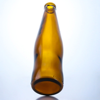 Bouteille de bière en verre ambré vide, prix d'usine en gros, pour brasseries commerciales, exportation mondiale