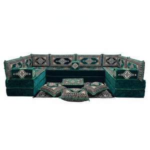 Asientos Árabes para el Suelo, Sofá Árabe para el Suelo, Asientos Árabes para el Suelo |     24 piezas, 28 bailes con esponja 20+20: 40cm, 190*330*190cm - Product Image 2