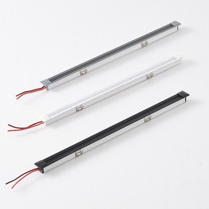 Concealed Conductive Channel Two Wire Copper Guide Rail For Supermarket Shelf <b>Display</b> <b>Case</b> Led Strip Dc12V24V Ip43 - Product Image 2