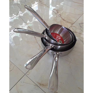 18/20/22cm Cookware Set Nhật Bản chảo nấu ăn nồi với tay cầm bằng gỗ thép không gỉ <span class=keywords><strong>yukihira</strong></span> Pan tuyết chảo - Product Image 5