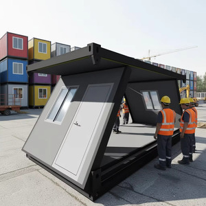 Casa Contenedor Plegable Moderna: Edificio Modular Aislado de Alto Rendimiento, Diseño de Oficina Profesional y Vivienda Pequeña de Rápida Instalación - Product Image 2