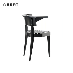Nordic Modern Luxury Dining <b>Chair</b> with Simple Creative Fashionable Design Solid Wood Backrest for Hotel Villa Apartment Use - Product Image 3