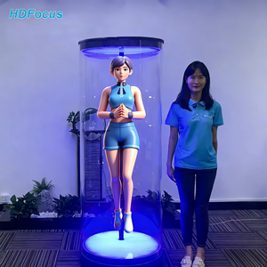 Entrez dans le futur avec le projecteur holographique 3D, le ventilateur holographique et le cabinet holographique cylindrique pour solutions humaines - Product Image 1