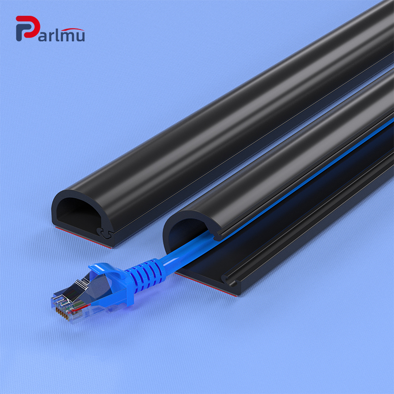 V0 Wire Flexible PVC Cable Duct - Soft Self-Adhesive Wire Channel with UL94-V0 ...