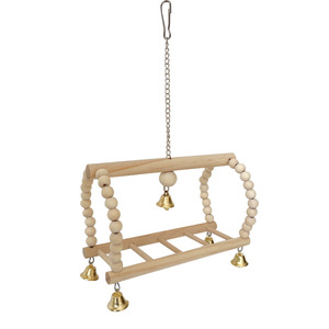 Giocattoli per Uccelli da Appendere alla Gabbia, Altalene Ecologiche per Pappagalli, Parrocchetti, Calopsittidi, Fringuelli e Altri Uccelli di Piccola Taglia - Product Image 5