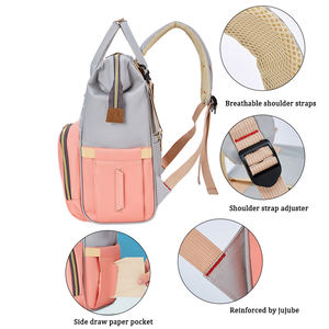 2022 sac à dos de maternité anti-vol, sac à couches, personnalisé, <span class=keywords><strong>pas</strong></span> <span class=keywords><strong>cher</strong></span>, vente en gros, séparation sèche et humide, sac à dos de voyage pour bébé et maman - Product Image 4