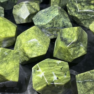 Wholesale Cheap <strong>Price</strong> Healing Natural Gemstone Hand Craved Craft Green <strong>Jade</strong> Crystal Freeform For Meditation - Product Image 2