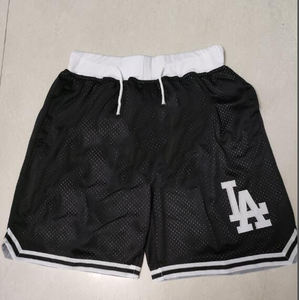 Los Angeles กางเกงขาสั้นเบสบอลมีกระเป๋าเย็บปักกางเกงกีฬาอเมริกัน - Product Image 6