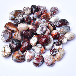 Piedra de Ágata Mexicana Natural al por Mayor, Ágata Pulida para Decoración del Hogar/Jardín, Regalo - Product Image 1