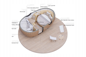Casa con struttura in <span class=keywords><strong>plana</strong></span> design per la casa prefabbricata con design unico casa con forma rotonda casa modulare casa prefabbricata <span class=keywords><strong>hotel</strong></span> - Product Image 6