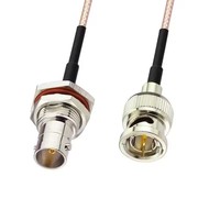 Cable RG179 de 75 ohmios con Conector BNC Macho, Cable HD-SDI, Adaptador BNC Macho a Hembra, Cable de Video para Cámara de Alta Definición 4K, 3G-SDI