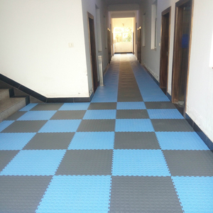 Tapis de sol de garage antidérapant à emboîtement en PVC pour atelier et atelier de lavage de voiture Revêtement de sol en vinyle avec conception de modèle 3D - Product Image 6