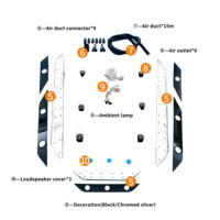 Kit de conversion Maikairui pour l'intérieur du véhicule, kit de modification pour toit haut et toit standard pour Mercedes-Benz Vito V-Class