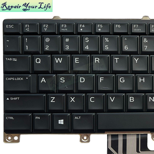 US English Backlight <strong>Laptop</strong> <strong>Keyboard</strong> for Dell Alienware <strong>17</strong> R4 P31E 00WN4Y <strong>Keyboard</strong> Replacement New Black - Product Image 2