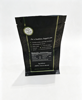 Sachet de café à fond plat personnalisé, pochette à haute barrière, impression de logo personnalisée, valve disponible pour l'emballage des grains de café