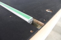 Max. Table de découpe de verre manuelle et automatique 2200*3200 mm avec rotation à 360 degrés et retournement à 90 degrés, à flottation pneumatique