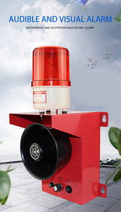 صفارة إنذار للطوارئ بصرية إلكترونية بجهاز تحكم عن بعد بجهد 24 فولت 130 ديسيبل مثبتة على الحائط لمنتجات تحذير حركة المرور - Product Image 6