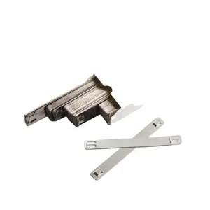 Factory Price 201 304 316 0.25 0.4 0.5mm Stainless Steel Tags Stainless Steel Cable Marker Plate/Cable Tie Marker