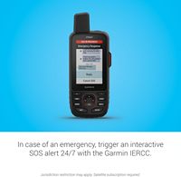 GPSMAP 67i GPS portable robuste Technologie satellite InReach Messagerie bidirectionnelle SOS interactif Cartographie Bluetooth USB IP65